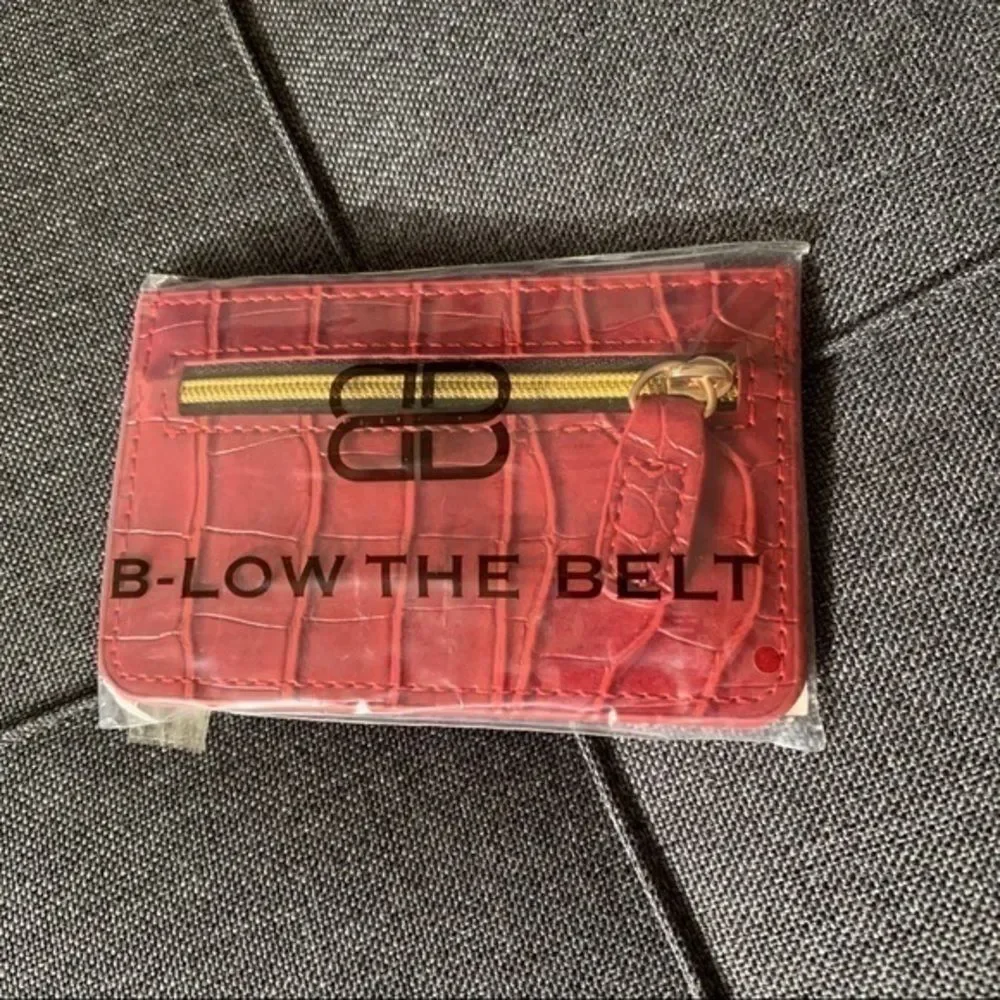 B-LOW THE BELT CROC CARD CASE